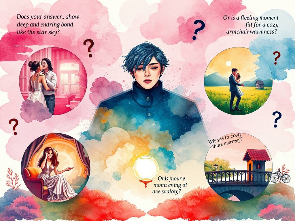 免费心理测试 他对你是真心的爱情还是一时的冲动?