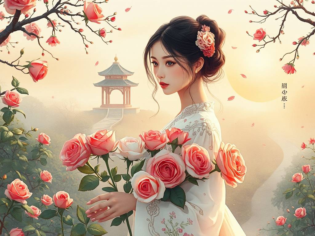 玫瑰测你是什么美人