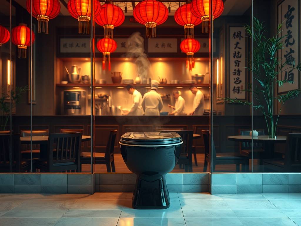马桶背对餐厅风水