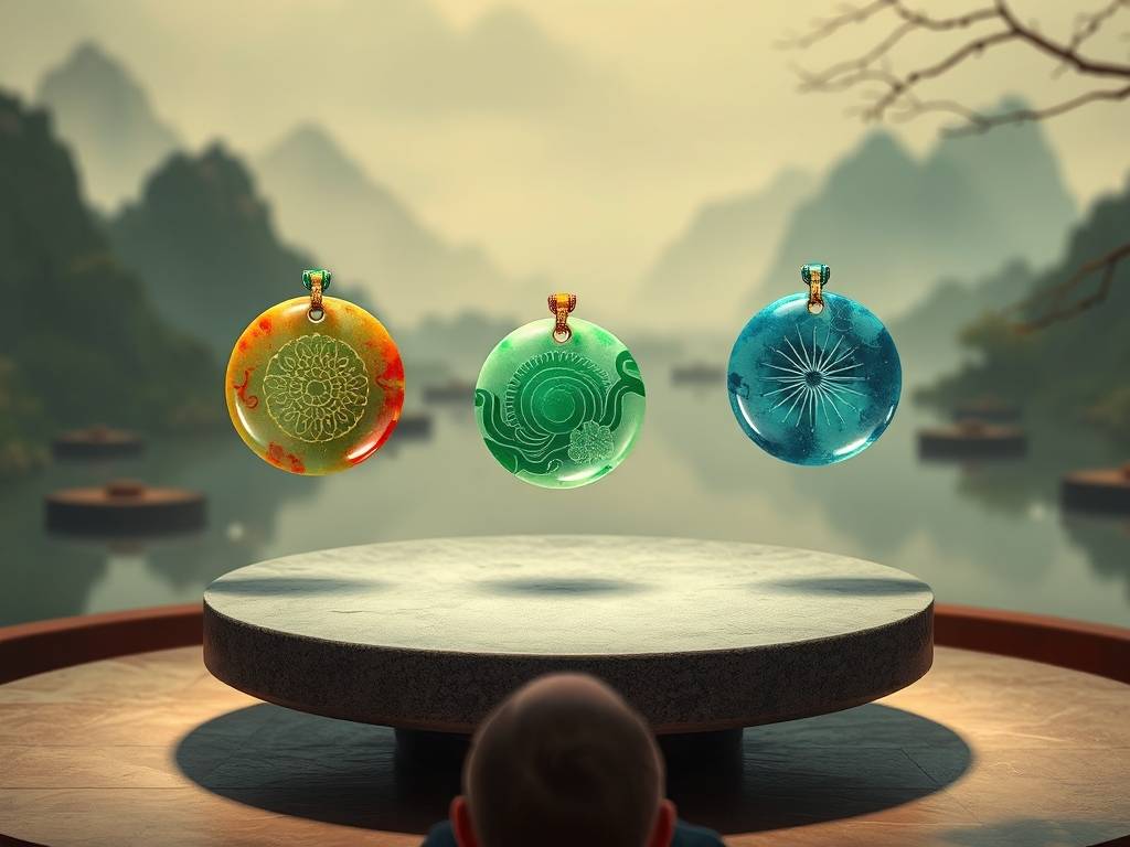 心理测试：4个玉佩，你会戴哪个？测试你晚(wǎn)年(nián)是享福命还是劳碌命