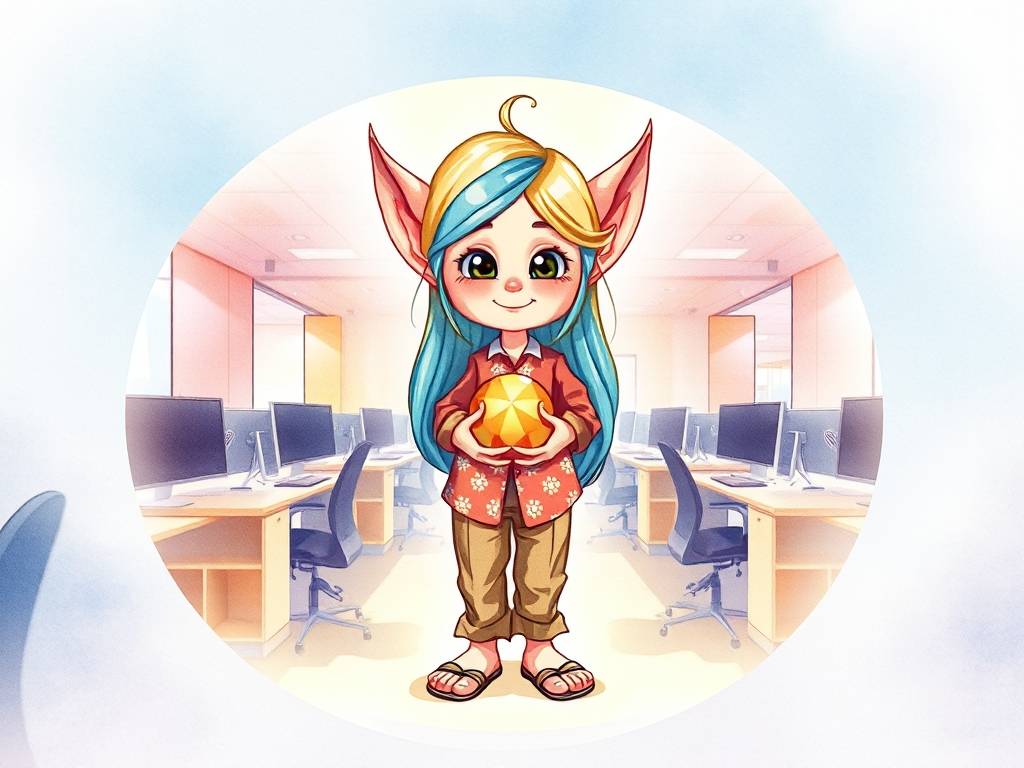 你是人见人爱office精灵吗