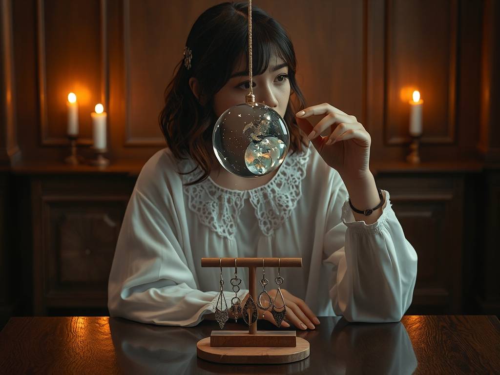 情感测试：选一款耳环，测你适合嫁给多大的人，超准！