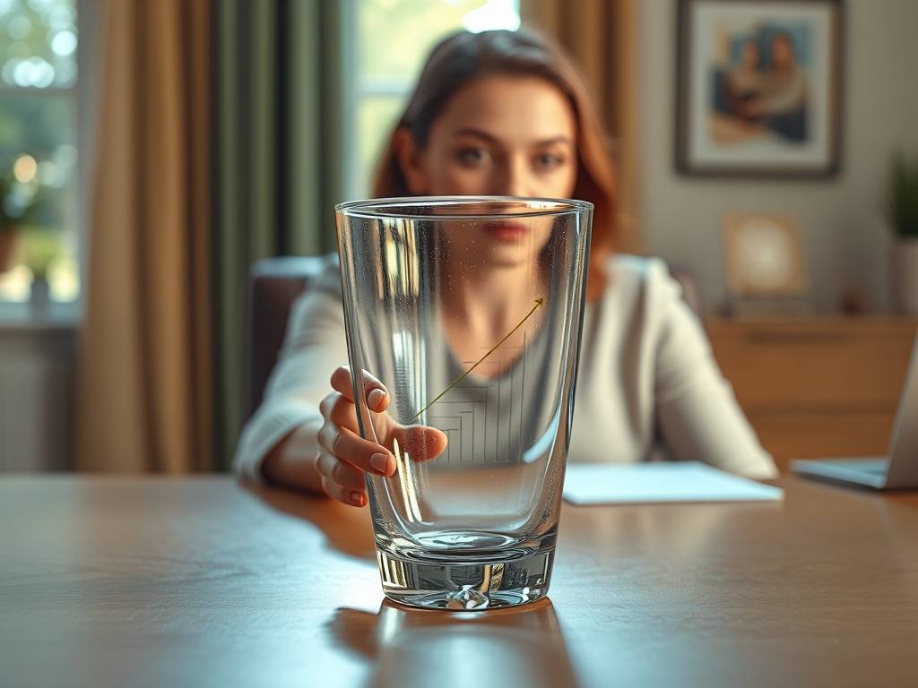 玻璃杯透露着你事业的前途