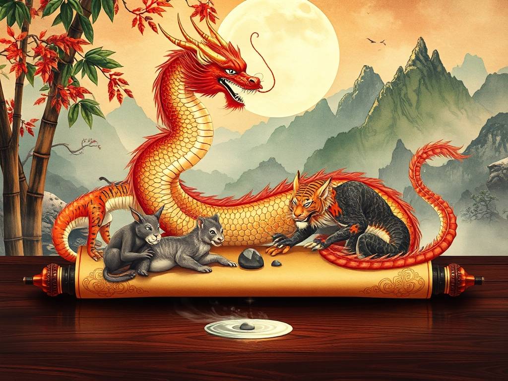 辰龙十二生肖