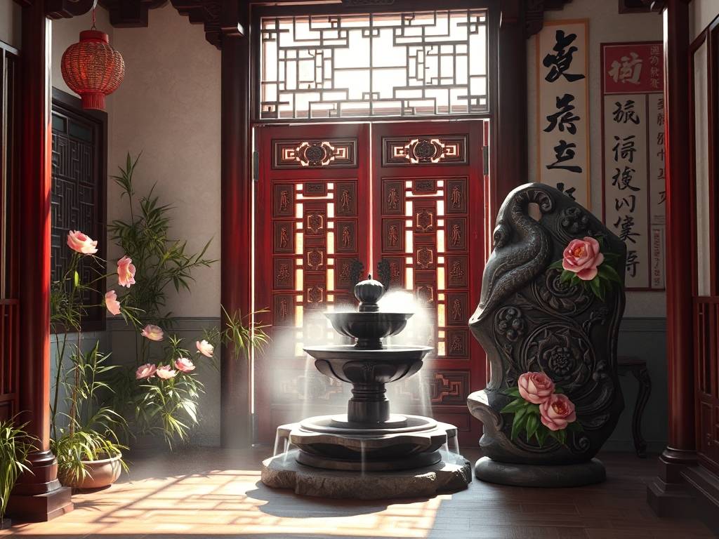 进户门过门石装修风水