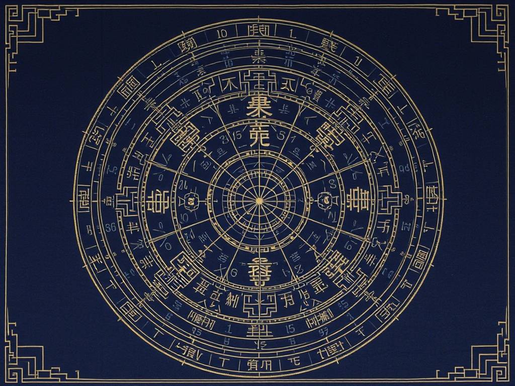 二十四山玄空飞星图