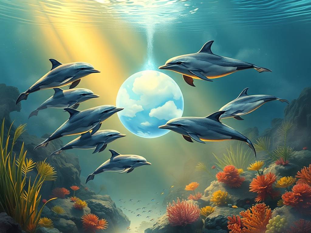 心理测试：觉得哪一只海豚最懂人性？测你什么时候开始转运