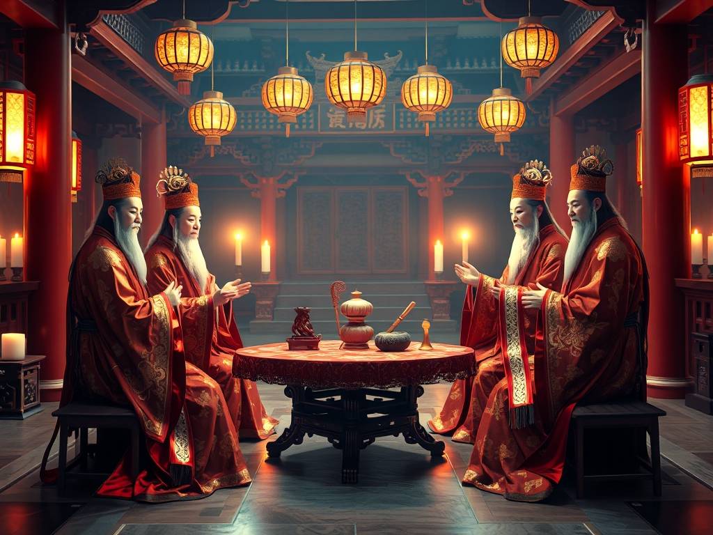 五路财神灵签抽签