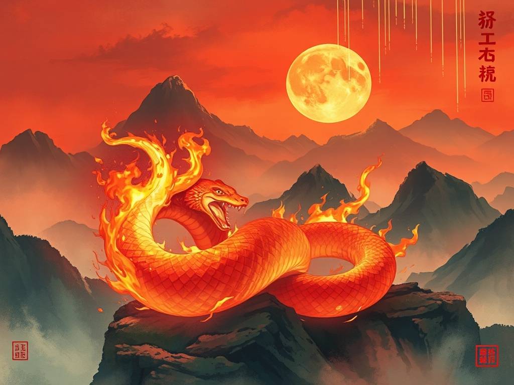 亥猪撞蛇火
