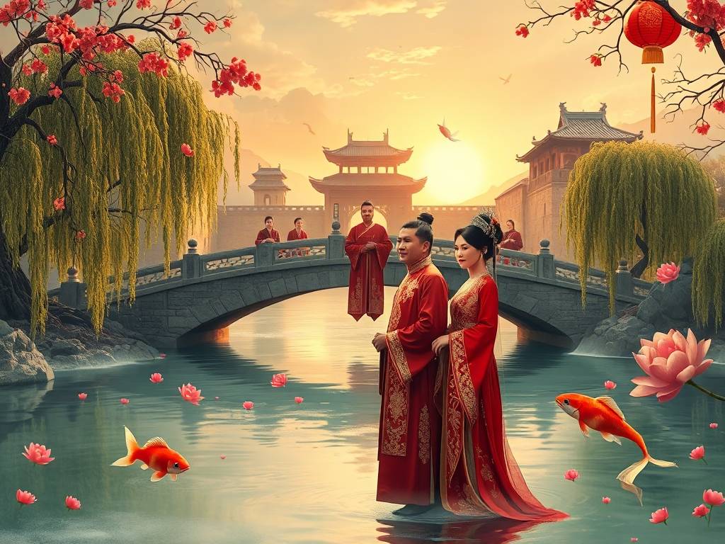 神仙风水中国结婚红色