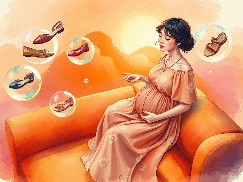 心理测试：若你怀孕了(le)，会穿哪双平底鞋，测你下周有什么惊喜到来
