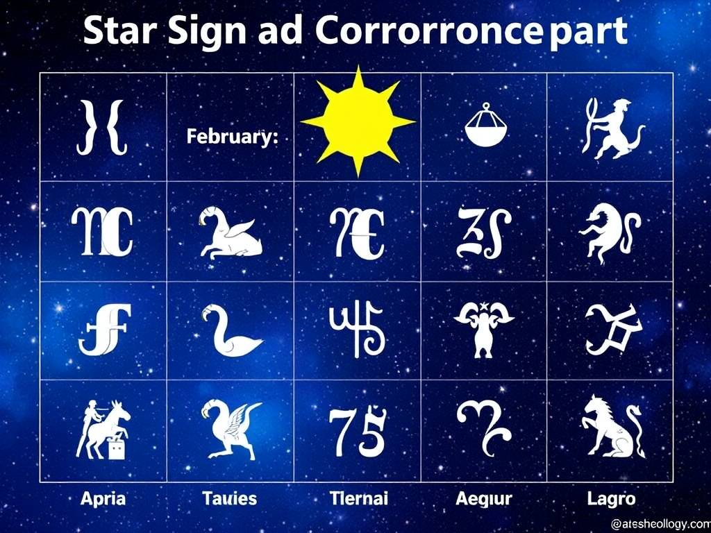 星座月份对照表