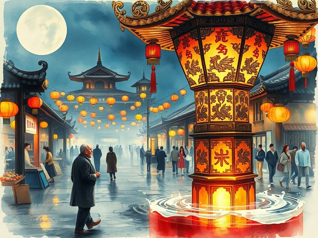 风水招财灯