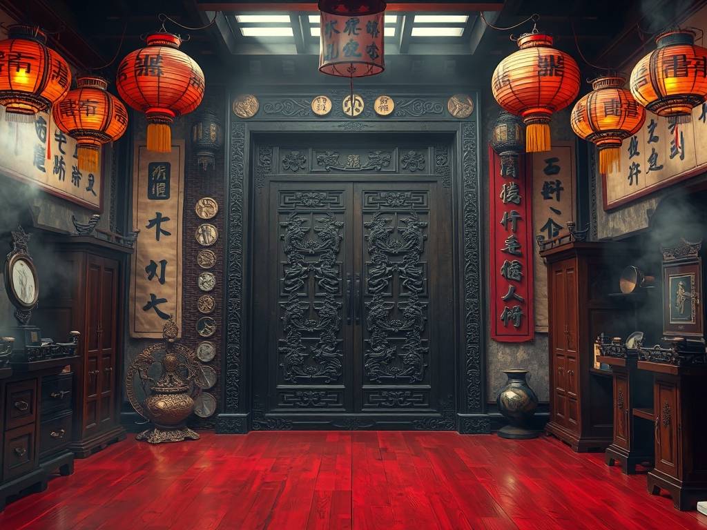 金属玄关风水