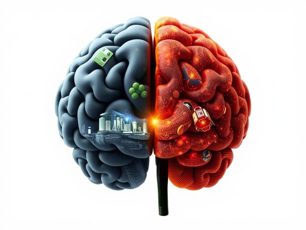 你偏重使用左脑还是右脑？