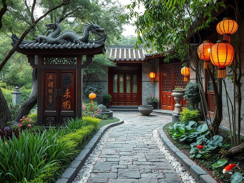 园子的大门到家里的大门风水