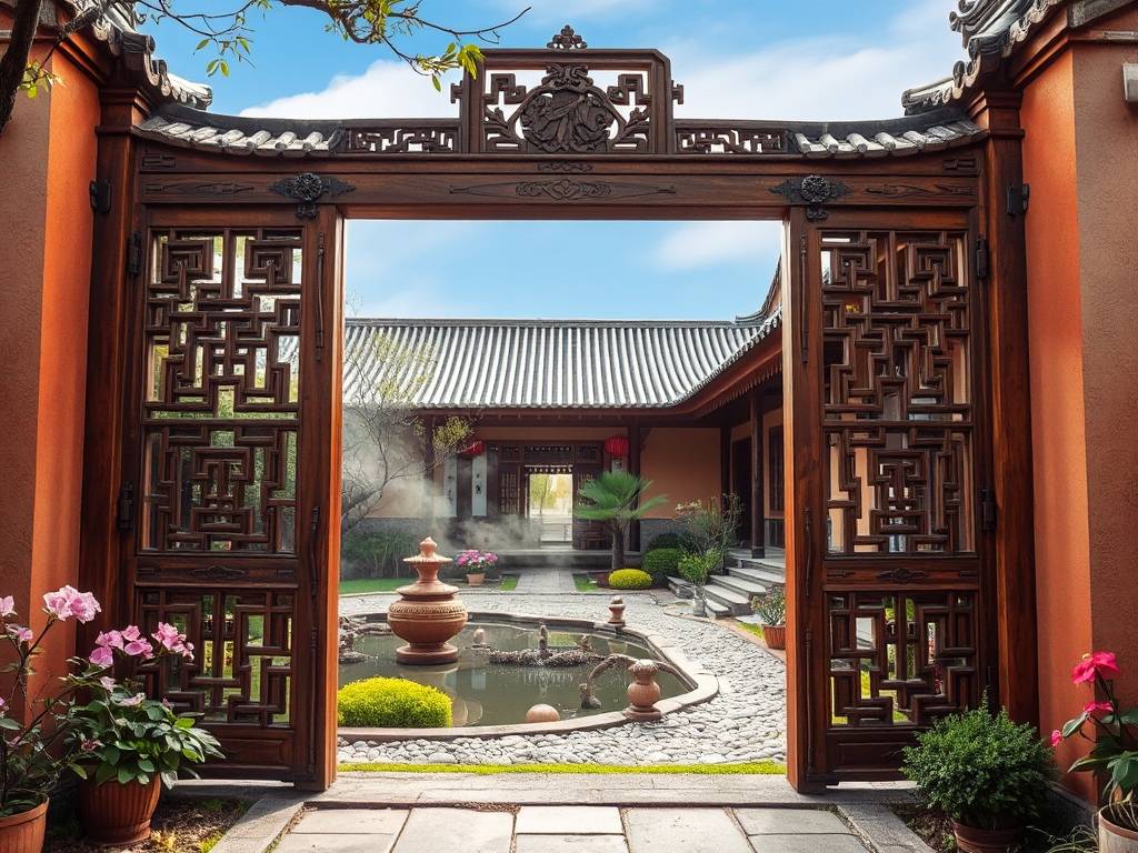 园子的大门到家里的大门风水