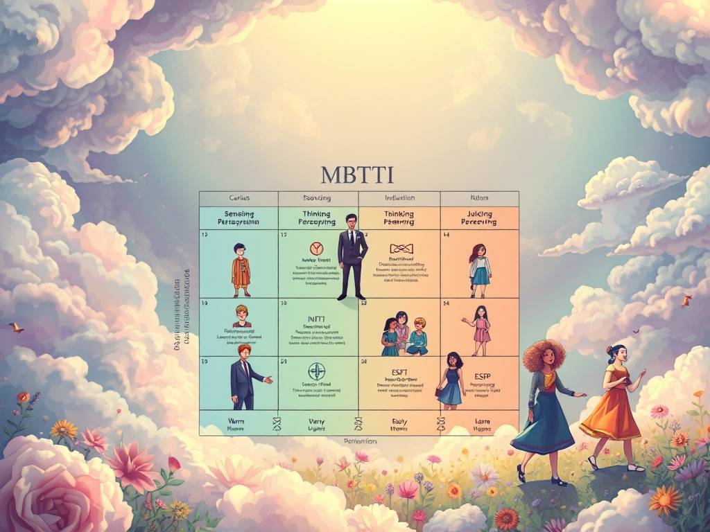 mbti职业性格测试图表