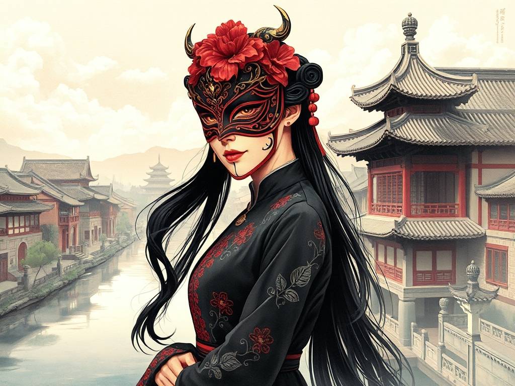 心理测试：哪个蒙面女人比较好看？测你是什么性格的人！
