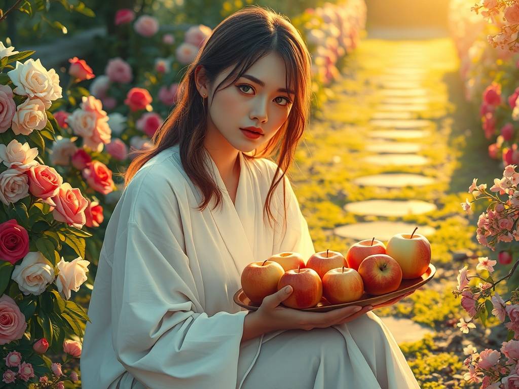 吃苹果看你的圆滑度