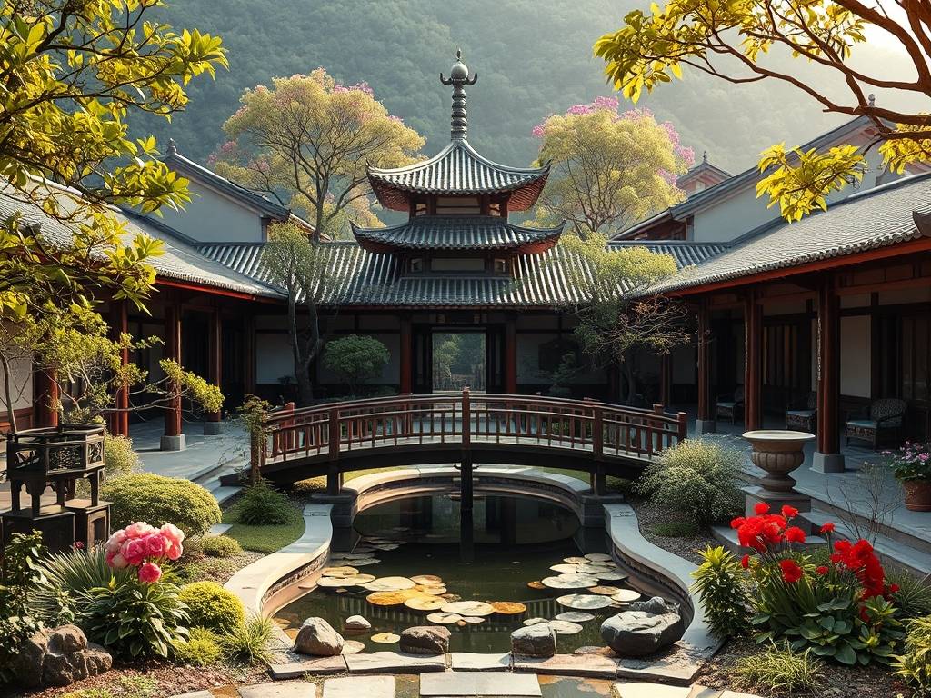 心理(lǐ)测试：等你老了，你会住进哪(nǎ)个院子？测你以后福气有多大？