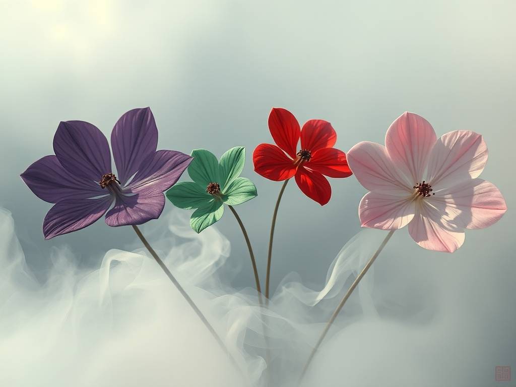 测试《花非花，雾非雾》四朵小花你是谁