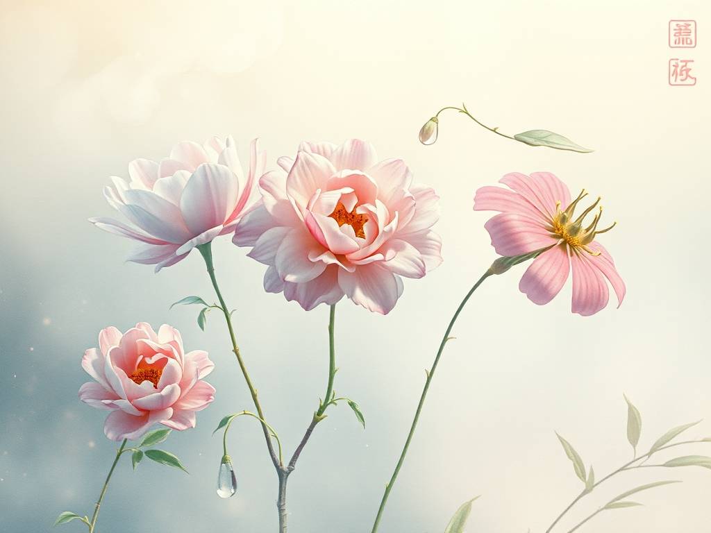 测试《花非花，雾非雾》四朵小花你是谁