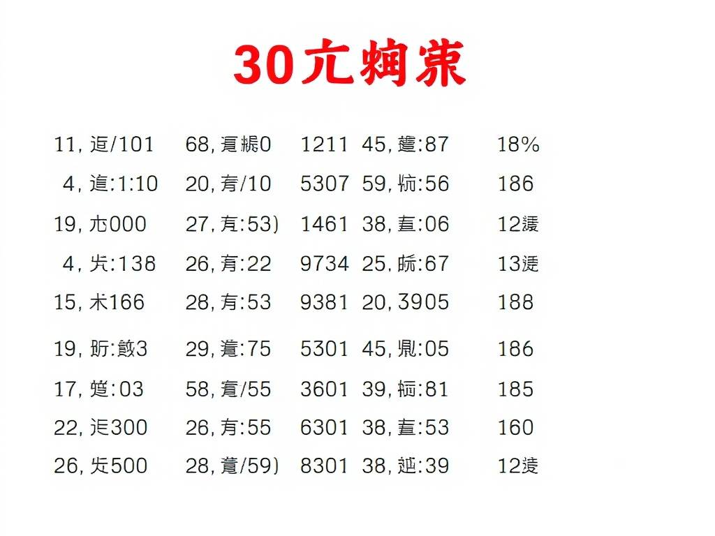 测量智商的30道题