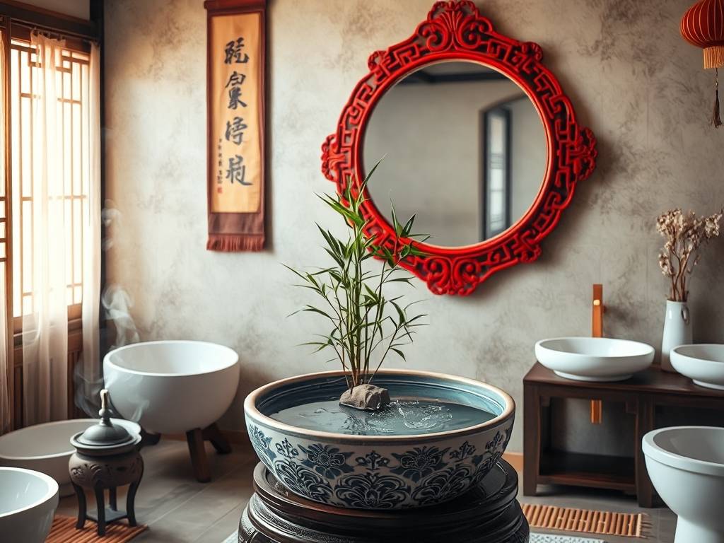 卫生间风水镜图片大全