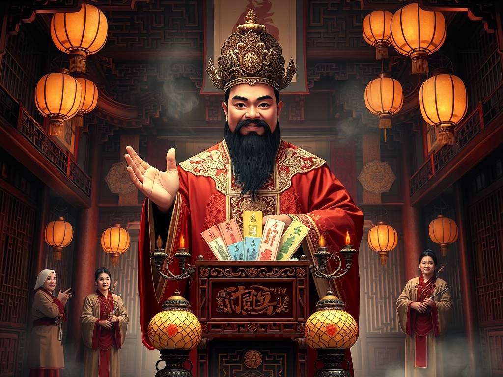 抽签财神