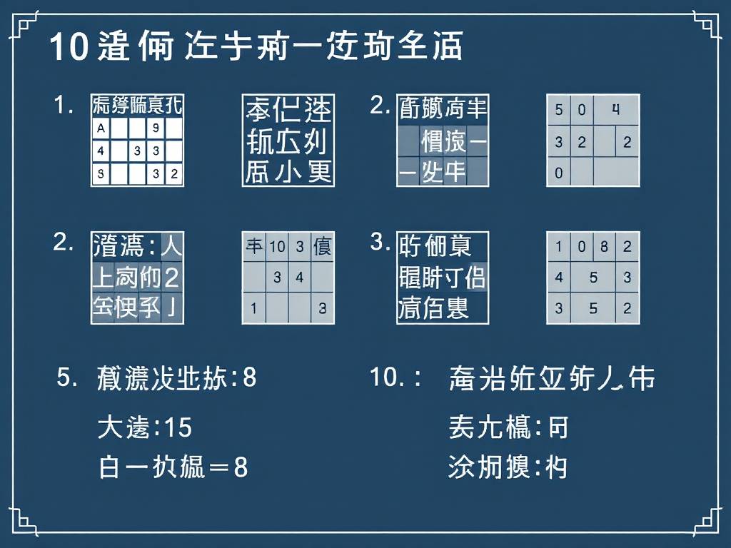 小学生测智商的10个智力题