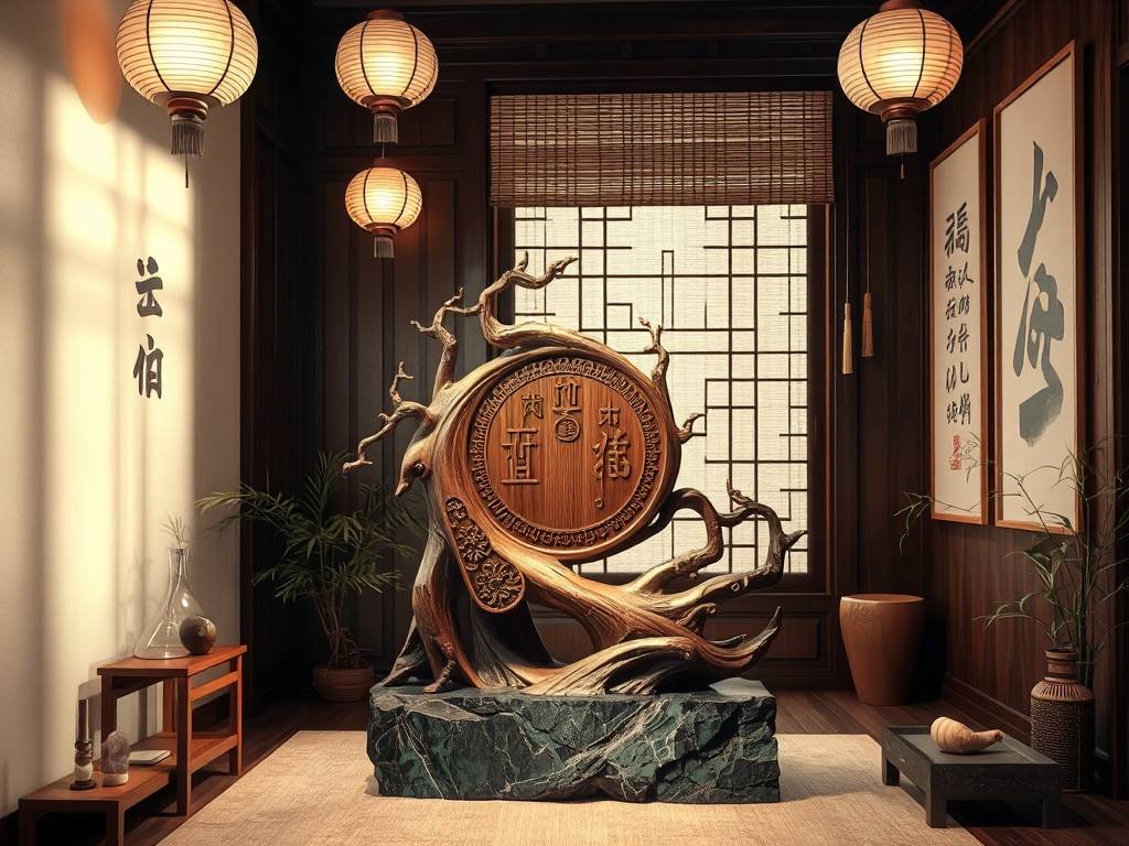 木质摆件风水
