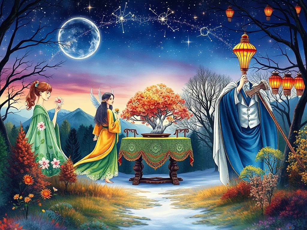 免费心理测试 如果四季有神你会是哪个阵队