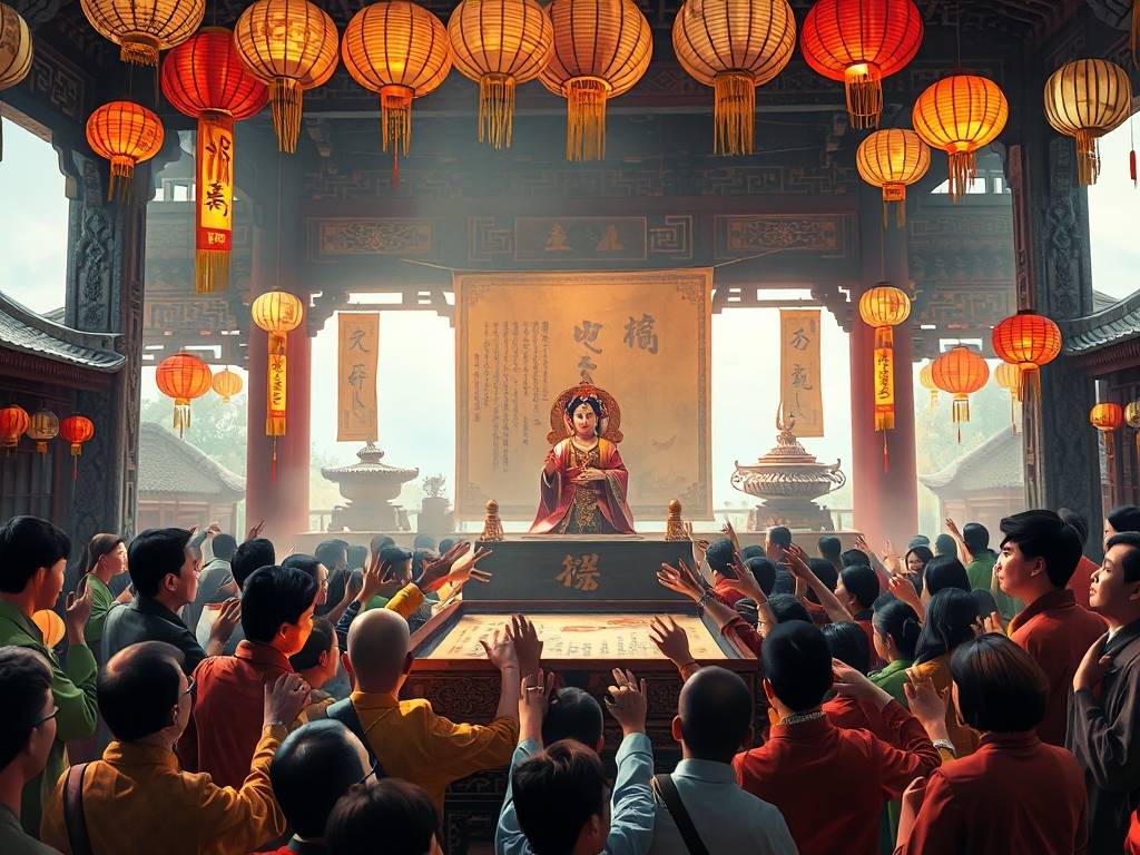妈祖灵签抽签