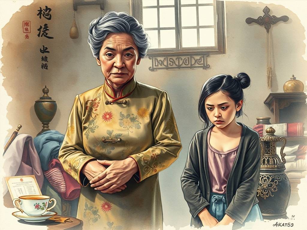 一起来看看不好相处的婆婆面相