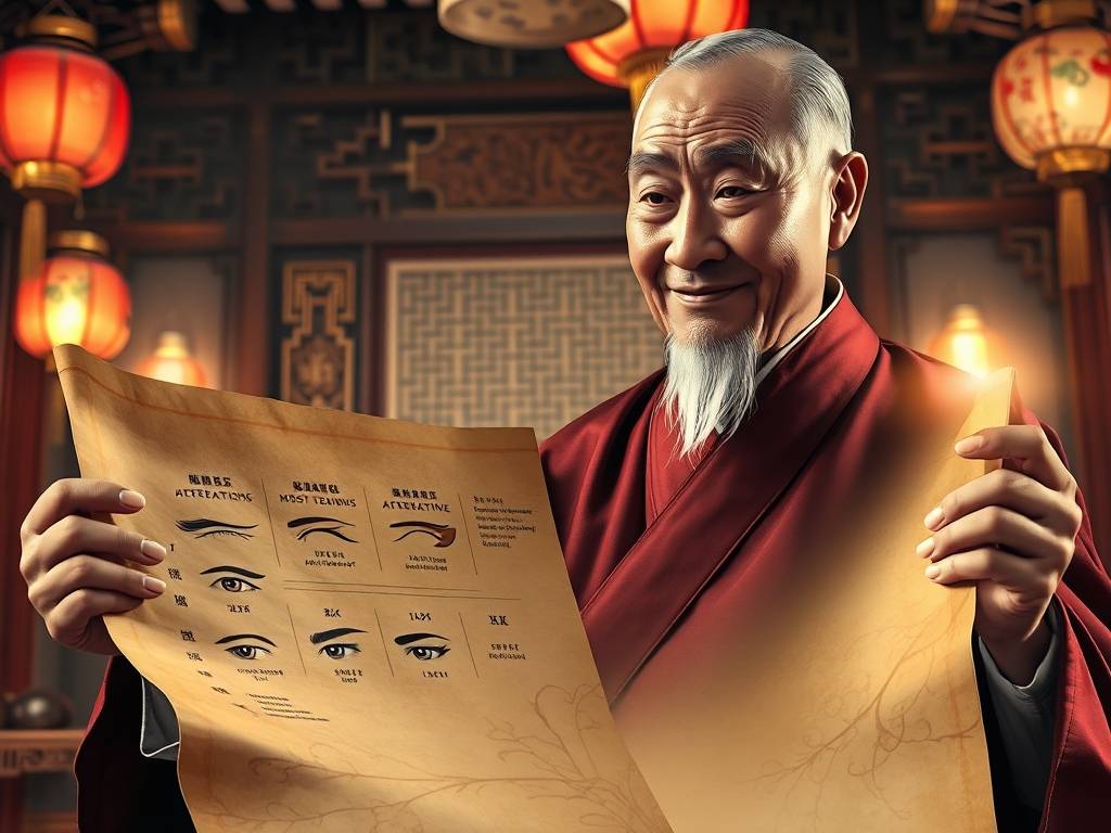 眉毛看相算命图解了解哪些眉毛最招财
