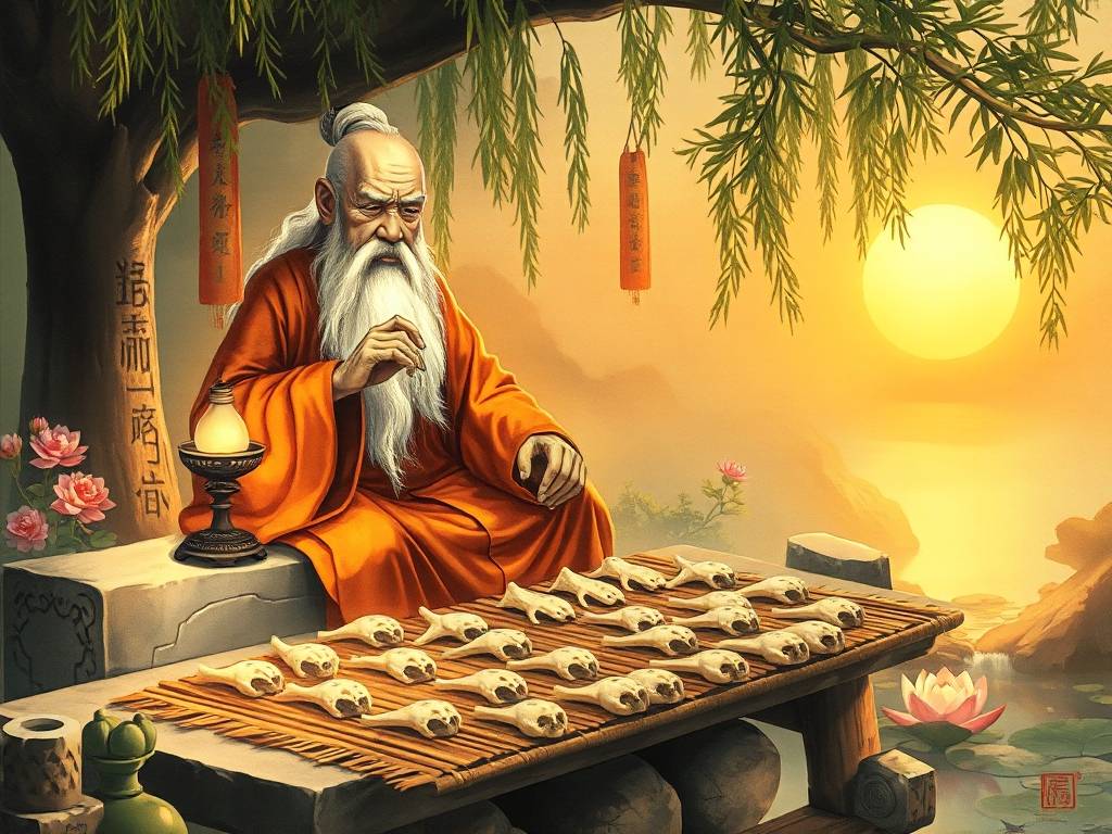 相术算命：命相故事之盲人摸骨