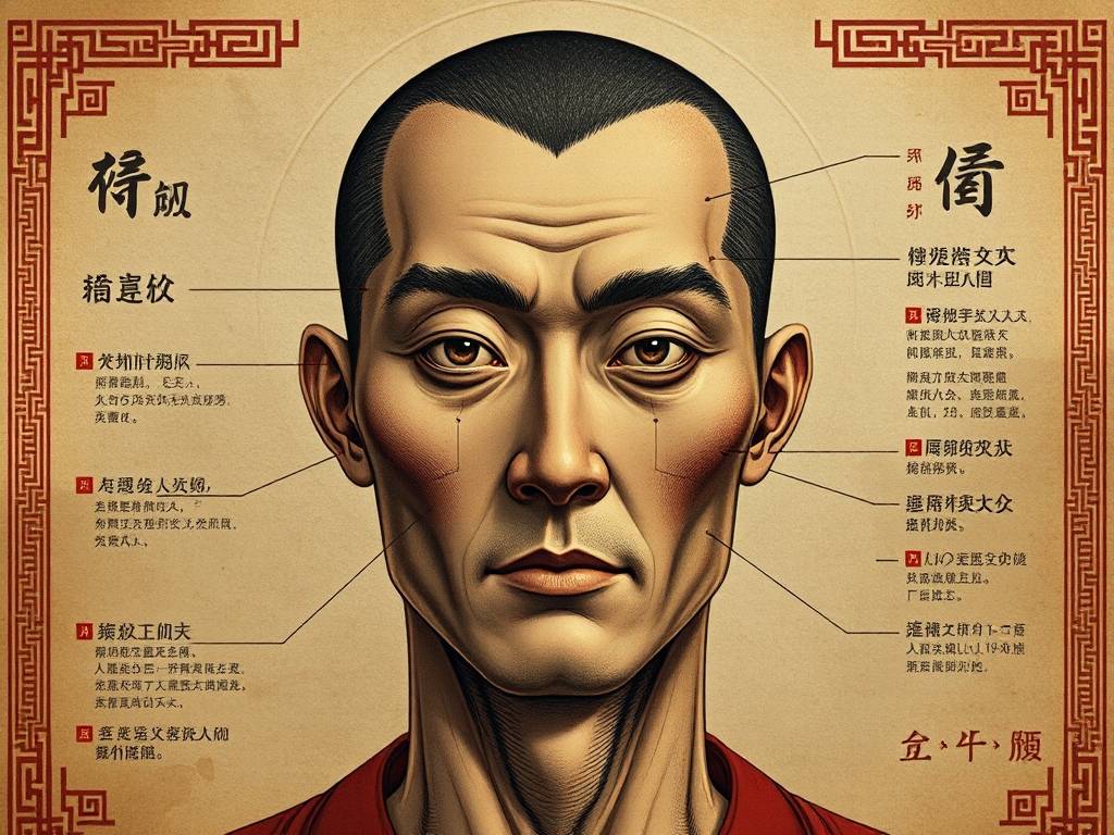 骨相学图解大全之川字骨