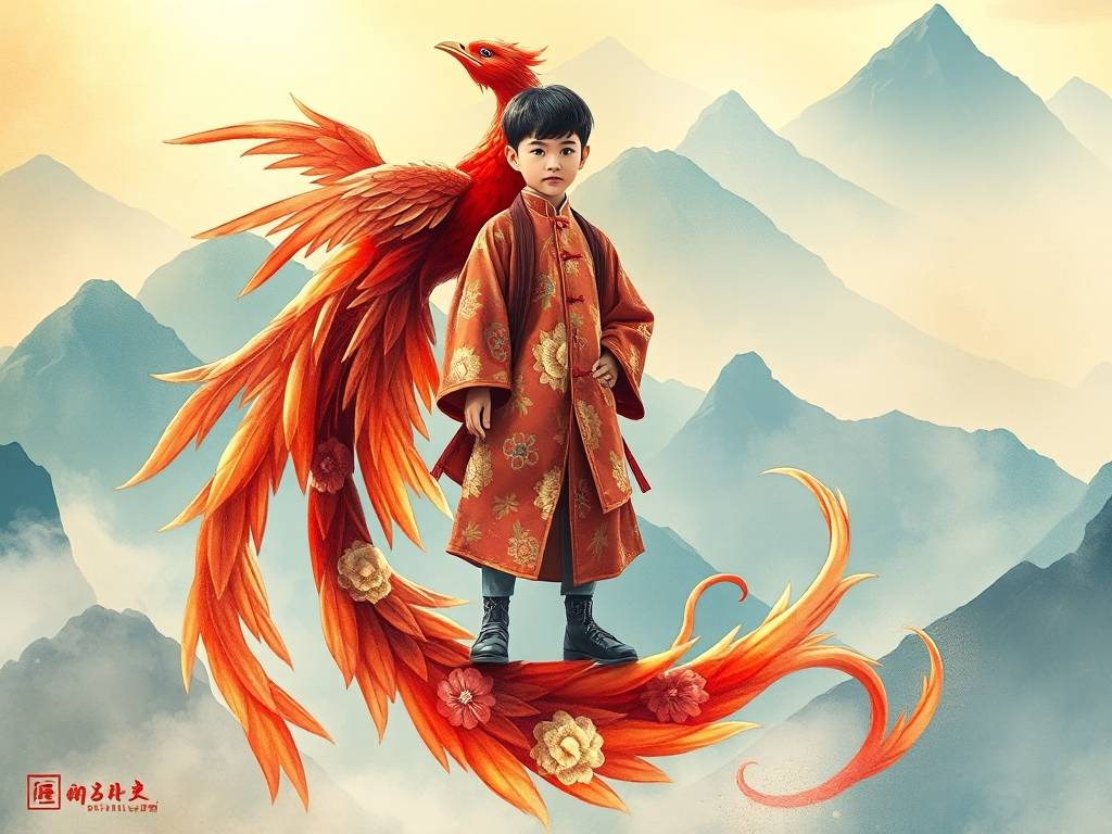 男孩凤凰旋的寓意 头顶凤凰旋命运会好吗