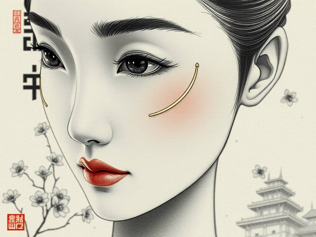 骨相大全——垂针骨，骨相图解 垂针骨