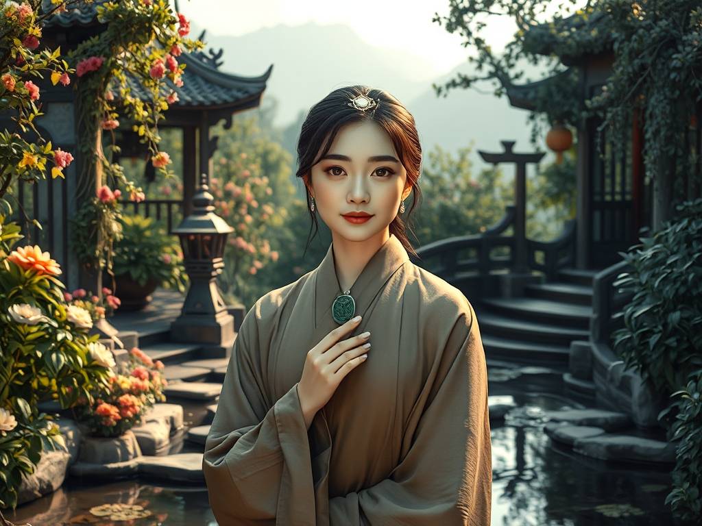 鹅蛋脸面相女 善良温柔名利双收