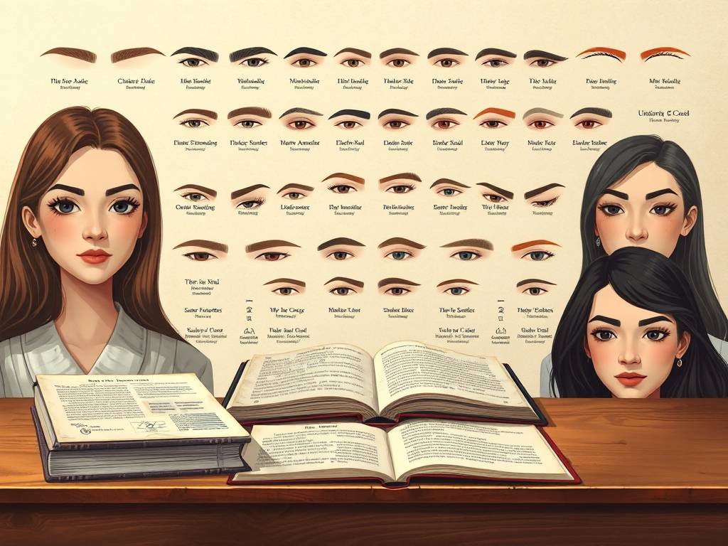 女人眉毛相学大全图解