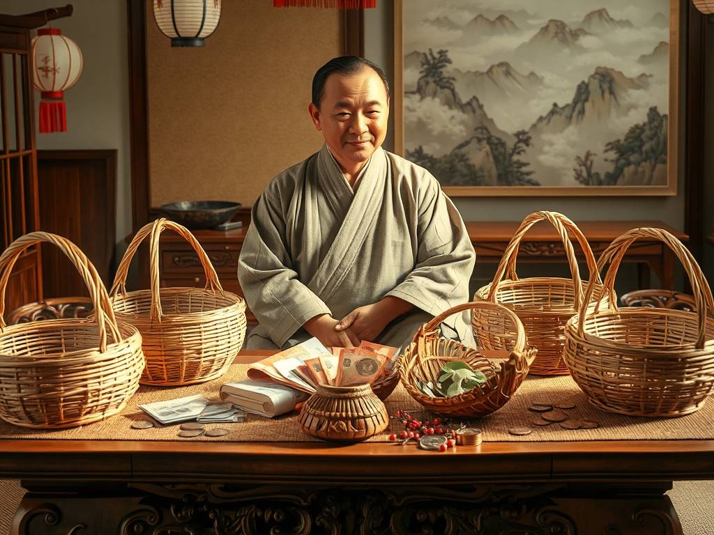 十个簸箕及其稀少 一生有福有禄逍遥安乐