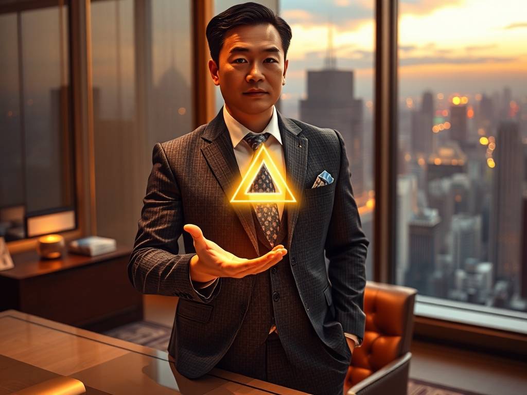 手掌心有大三角纹图片 事业发展出色财运水平上升