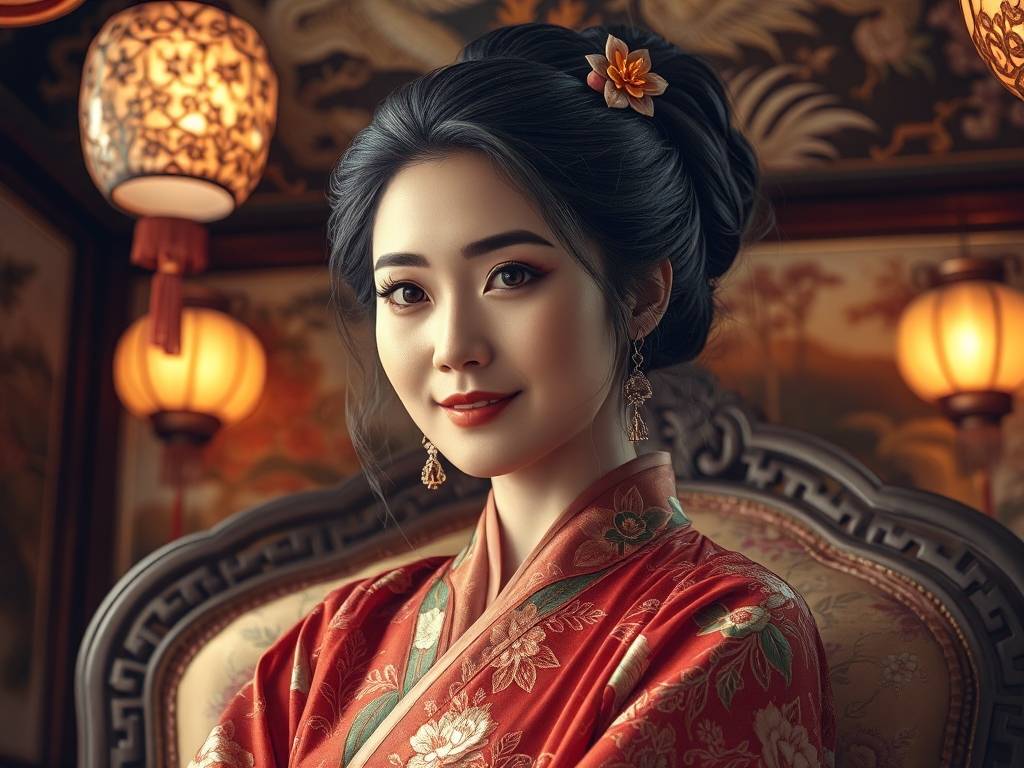 长相富贵女人面相图 吃穿不愁财运日益增长