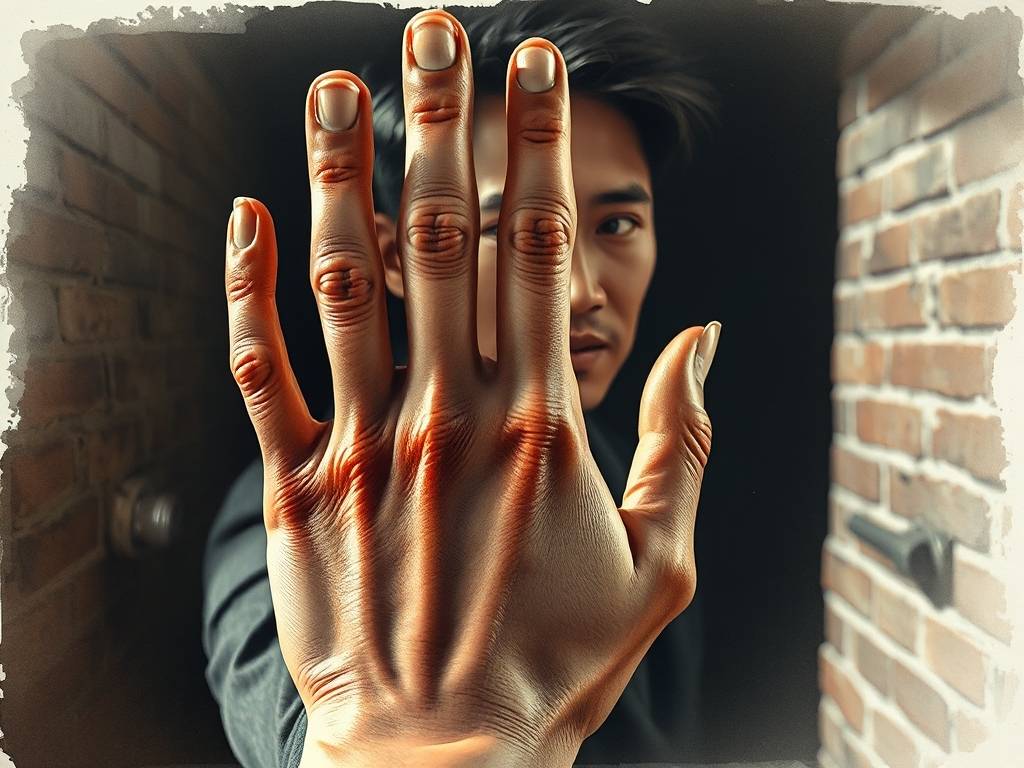 有牢狱之灾的手相图片 规範(fàn)言行举止交友小心