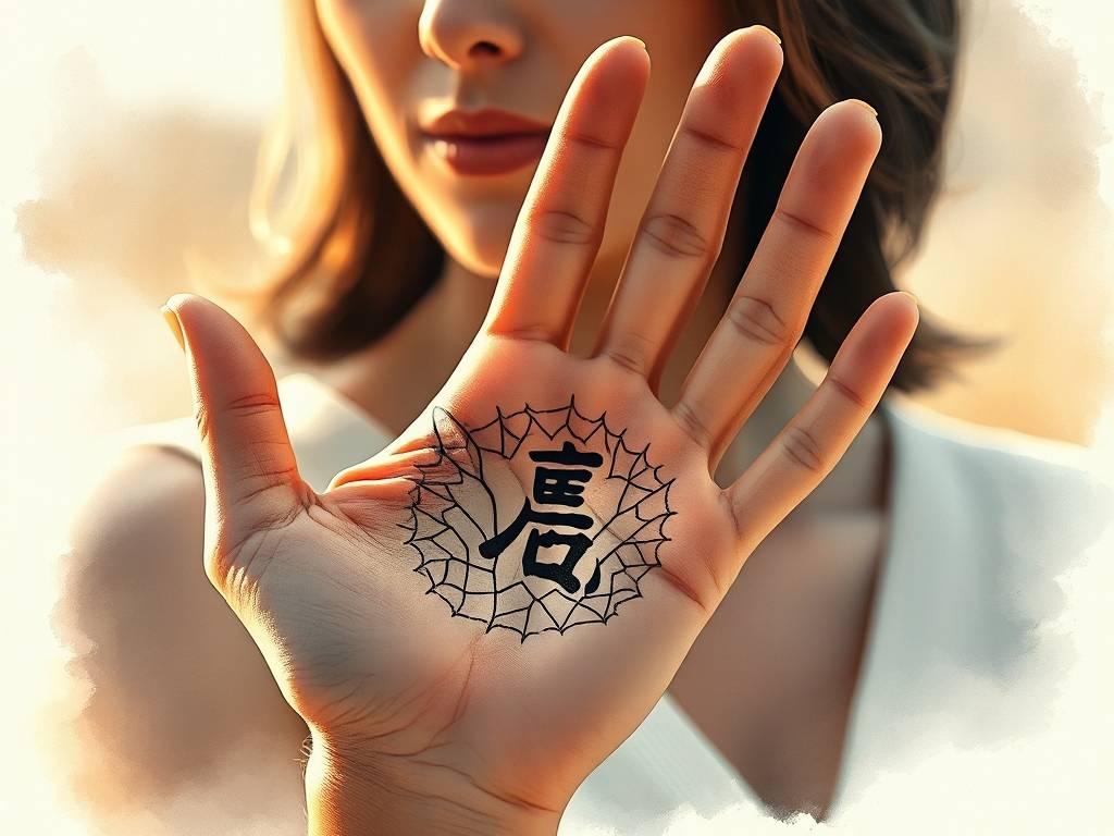 女人右手心田字纹手相 吉祥之命得遇贵人