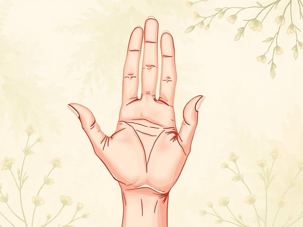 两条生命线的手相图解女 身体健康生活元气滿(mǎn)滿(mǎn)