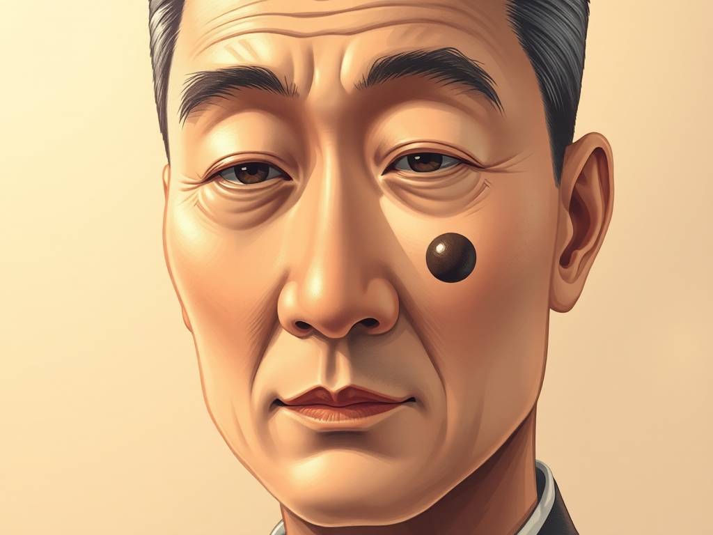 男性脸上的痣(zhì)图解面相图 男人脸上巨富痣(zhì)的位置