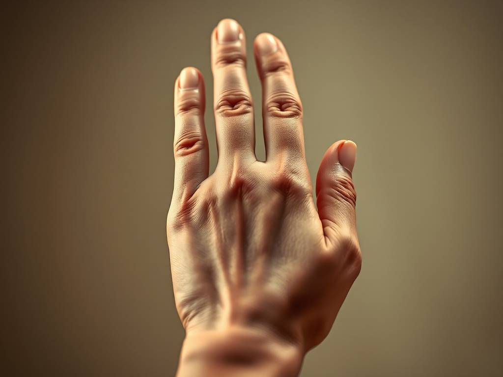四条掌纹的女人手相 手掌厚实圆润为富贵的象征